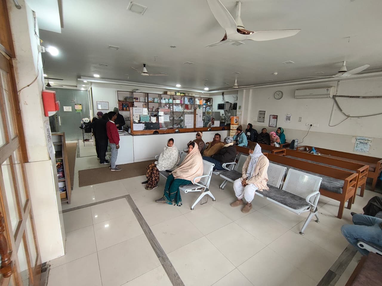 Hospital reception area