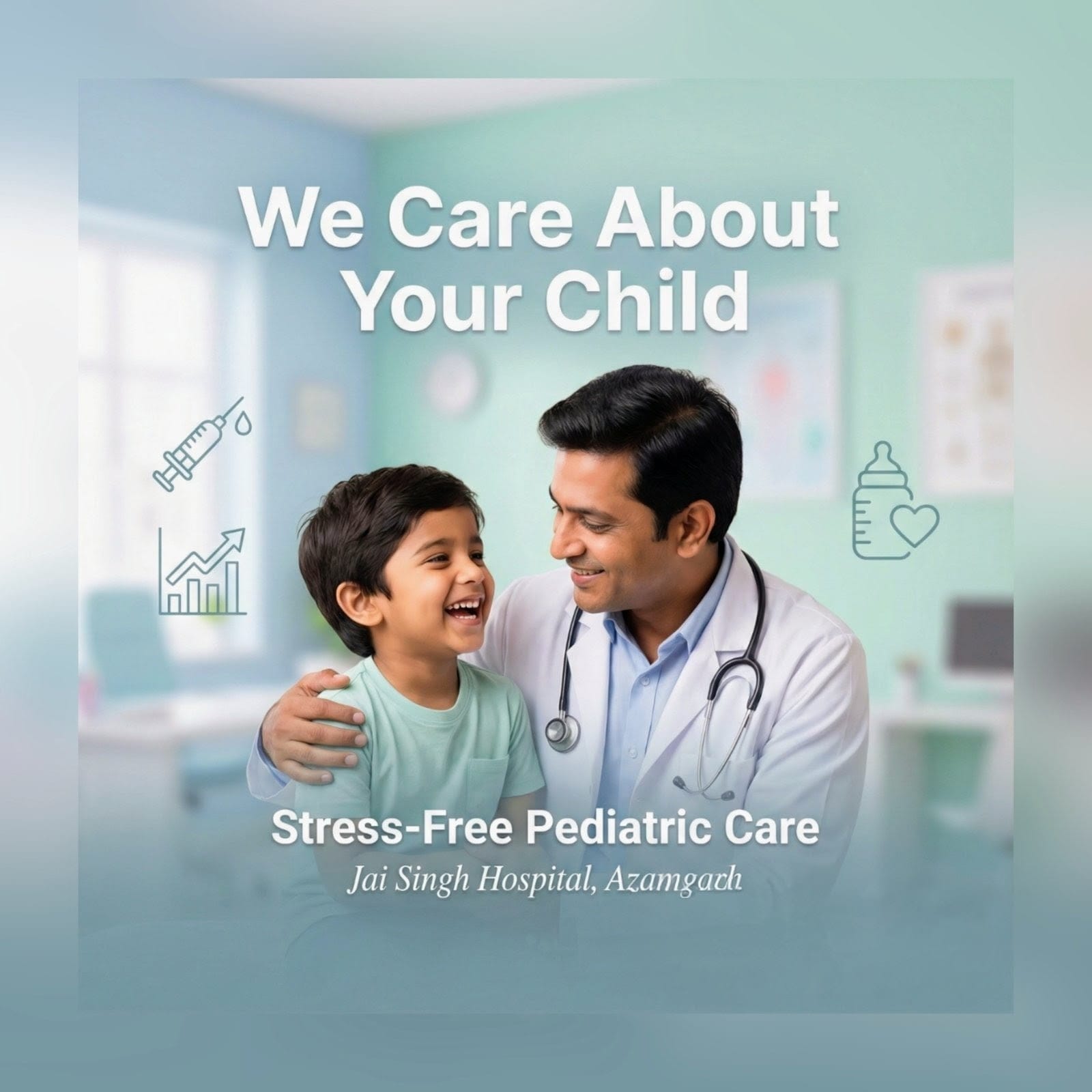 Child-friendly pediatric consultation room